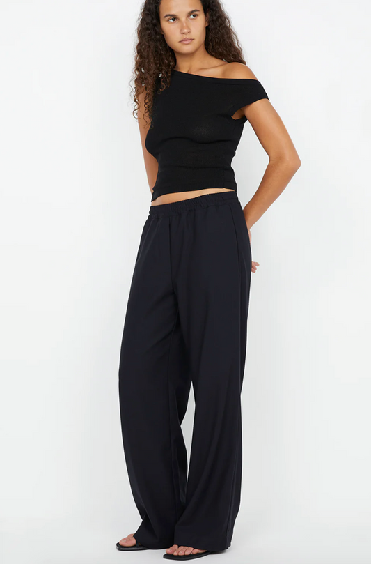 NINAH DRAWSTRING PANT - BLACK