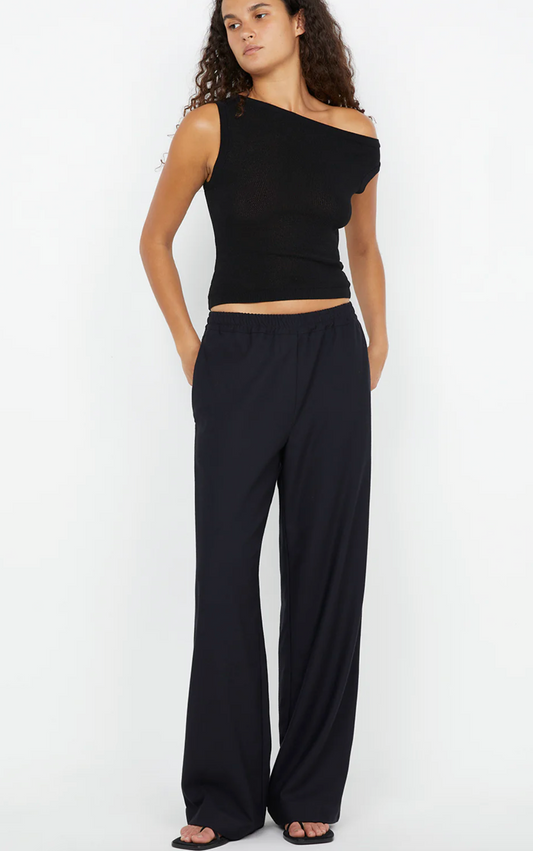 NINAH DRAWSTRING PANT - BLACK