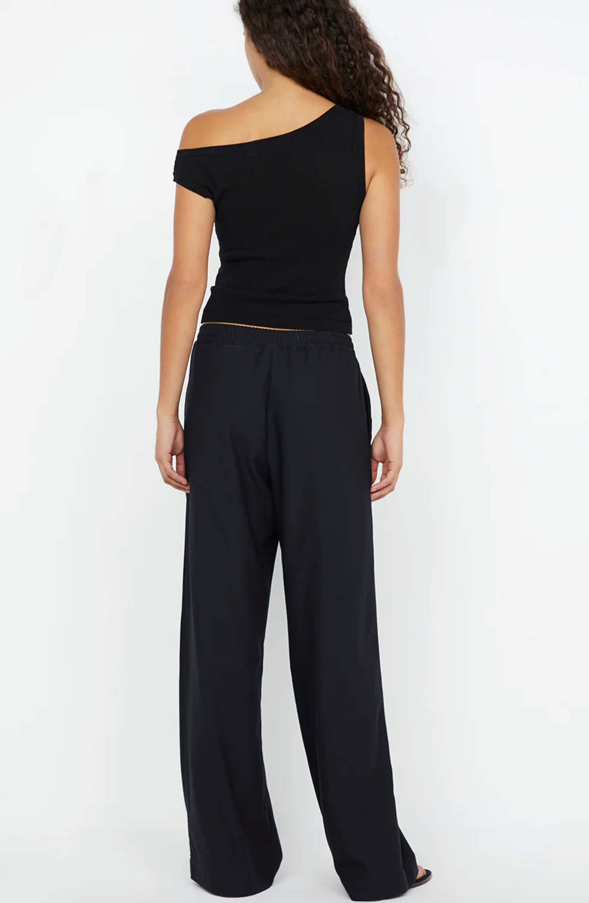 NINAH DRAWSTRING PANT - BLACK