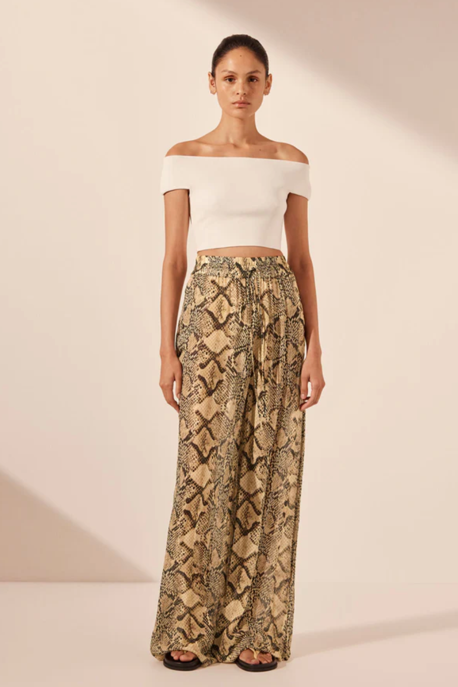 HADIYA RELAXED PANT - ALMOND