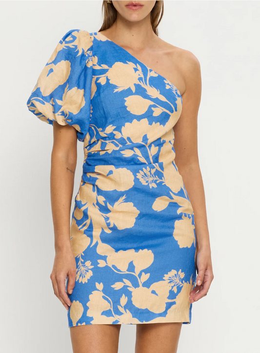 AURORA ONE SHOULDER MINI DRESS