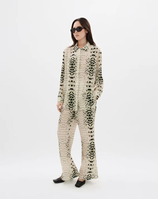 CUBAN CROCODILE TAILORED PANT