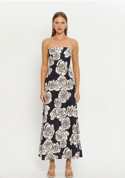 CARMEN STRAPLESS MAXI DRESS