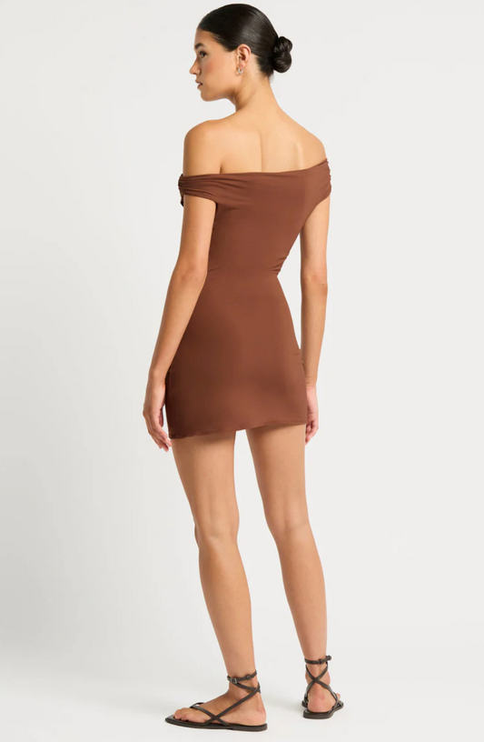 NIXI MINI DRESS - ARABICA