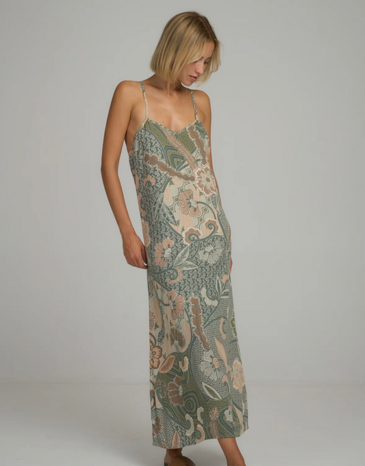 RAMA MAXI DRESS BATIK SAGE