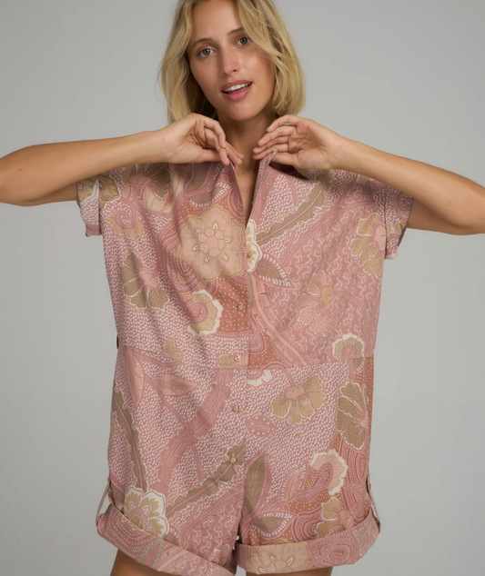 EILEEN PLAYSUIT BATIK ROSE