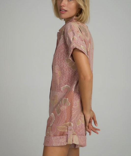 EILEEN PLAYSUIT BATIK ROSE