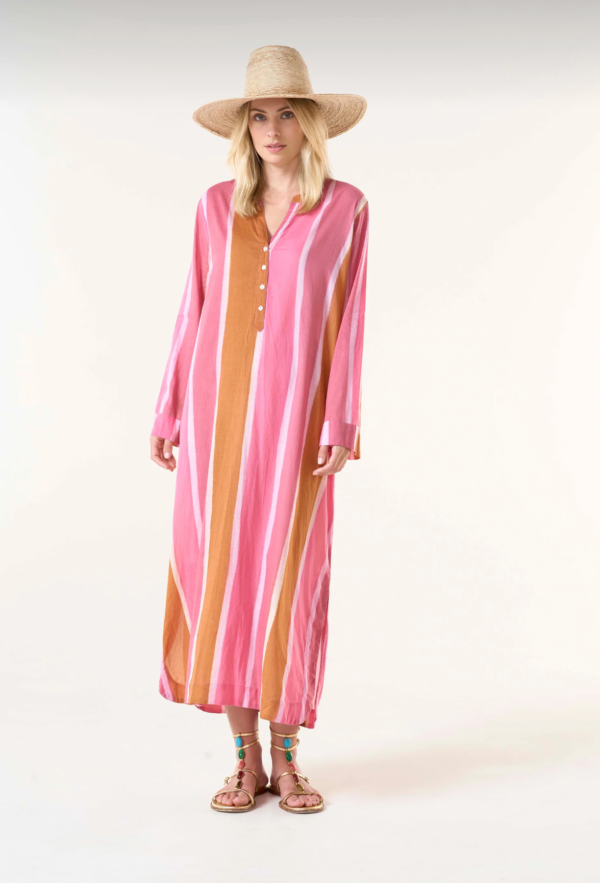 BAZAAR STRIPE- MOROCCAN PINK