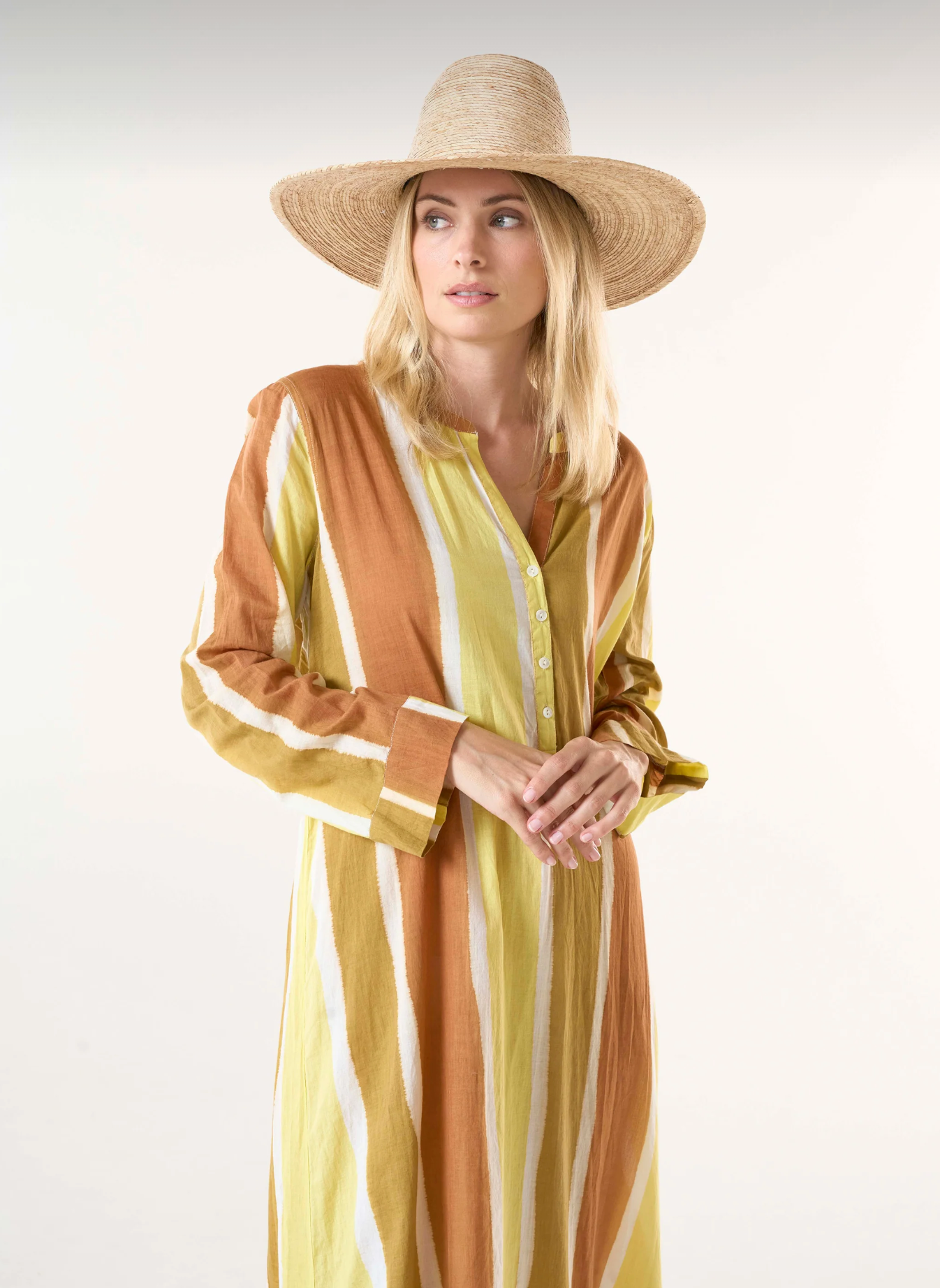 BAZAAR STRIPE-MOROCCAN CITRINE