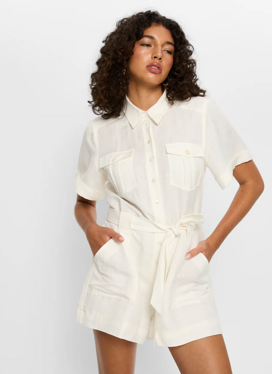 MIYA PLAYSUIT - CREAM