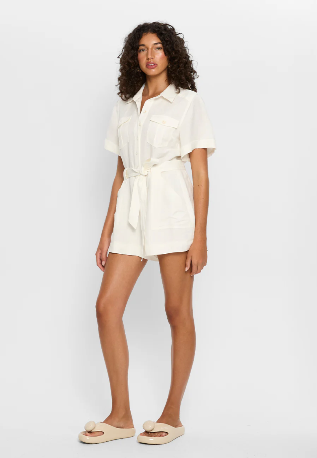 MIYA PLAYSUIT - CREAM