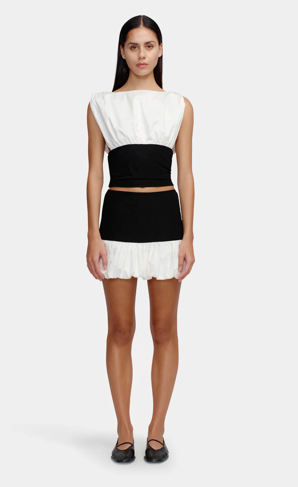 DEE DEE BUBBLE SKIRT - BLACK