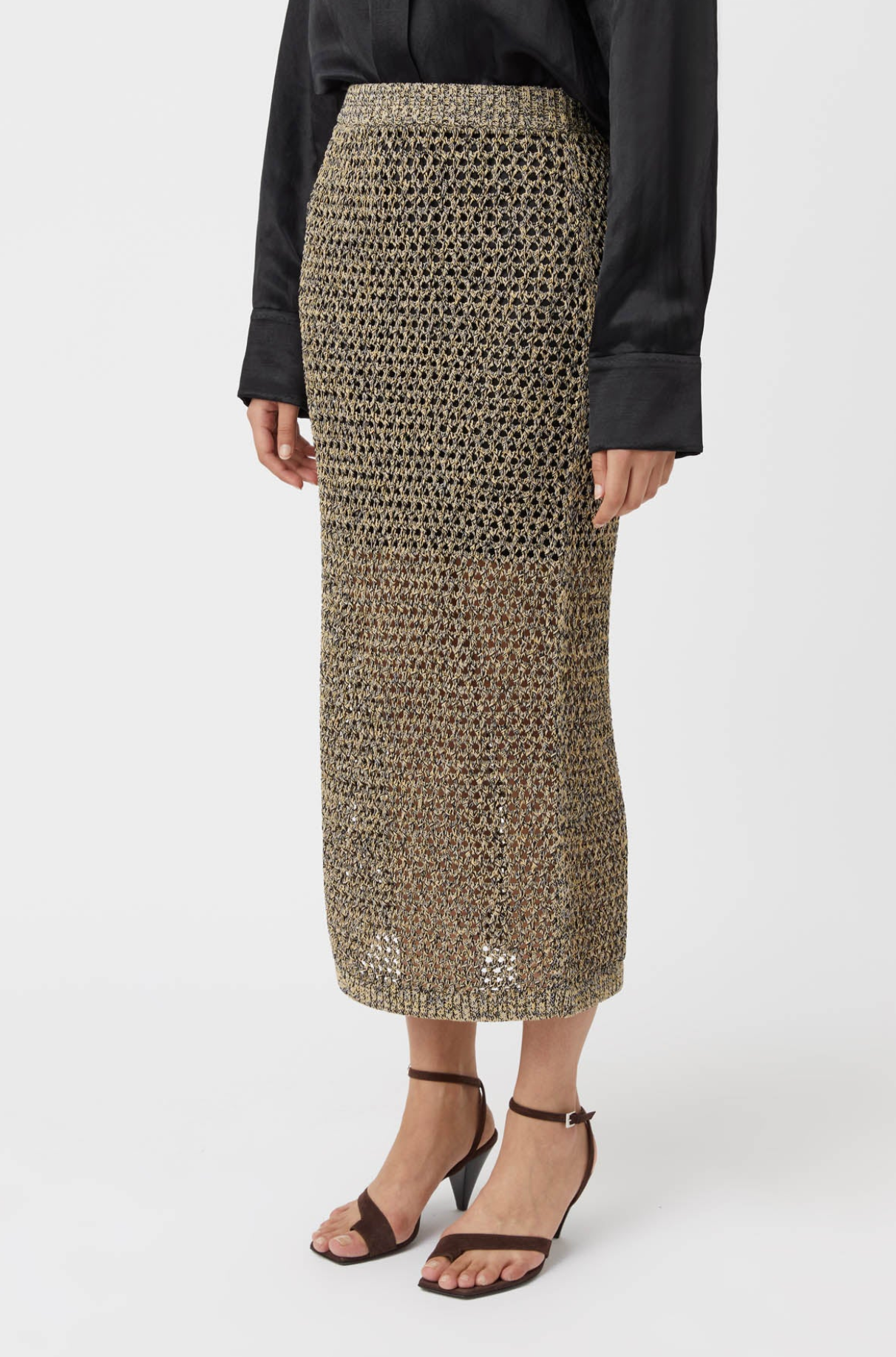 ECLIPSE KNIT SKIRT - NEUTRAL