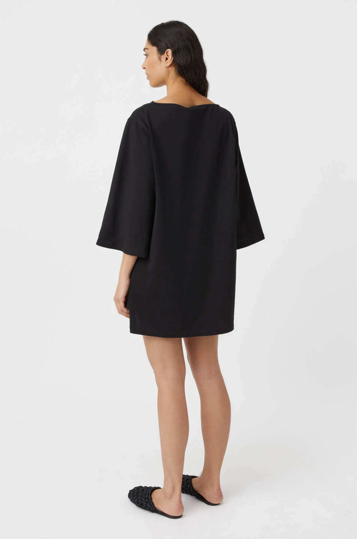 LATEEN MINI DRESS - BLACK