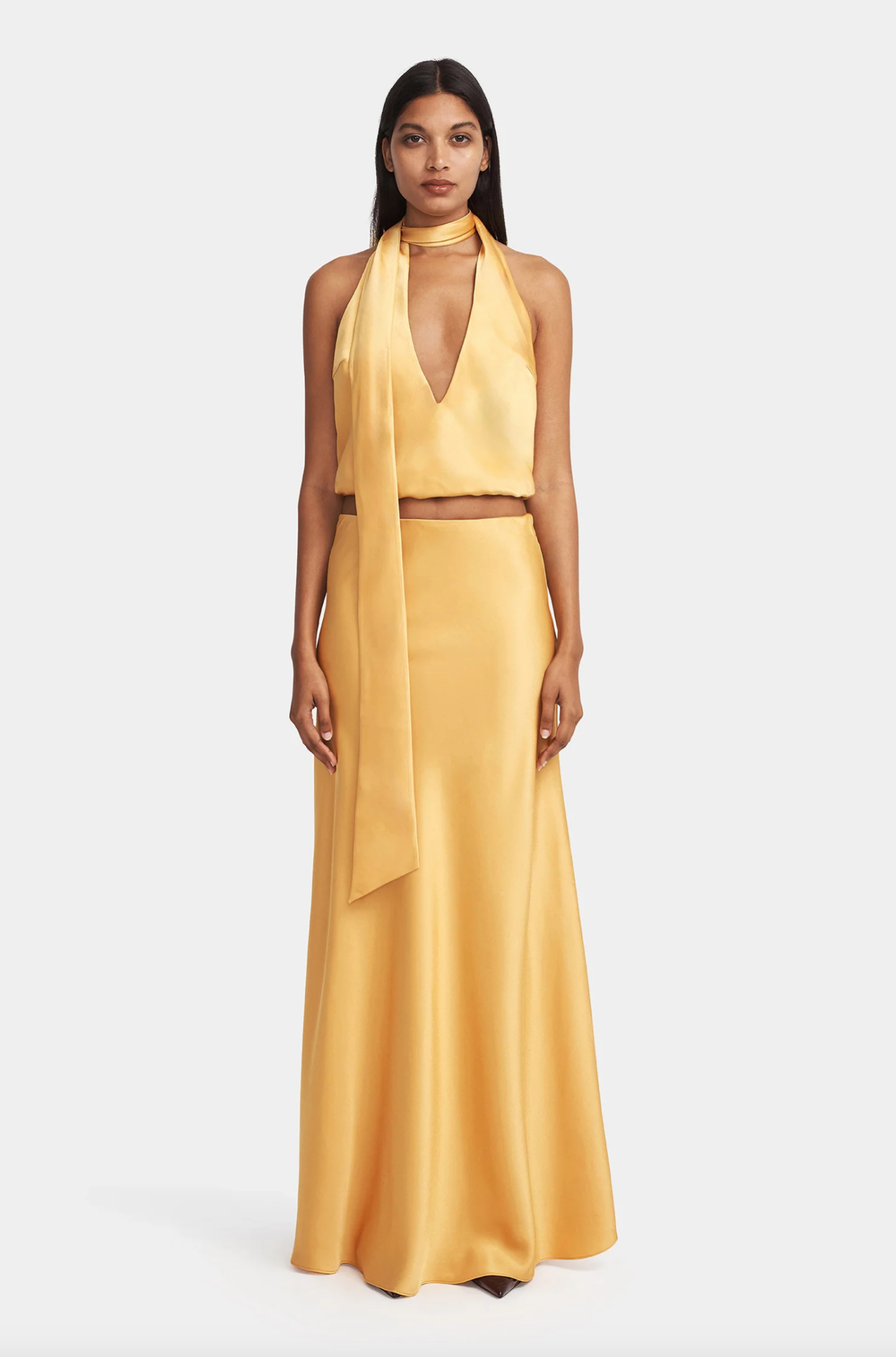 NOVA MAXI SKIRT - AMBER