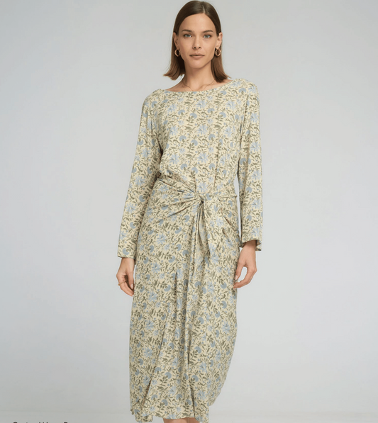 CERISE WRAP DRESS - FLEUR DES CHAMPS