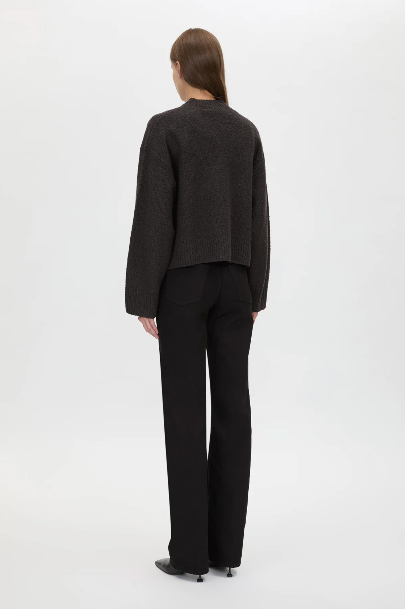ATLAS KNIT CARDIGAN - SLATE