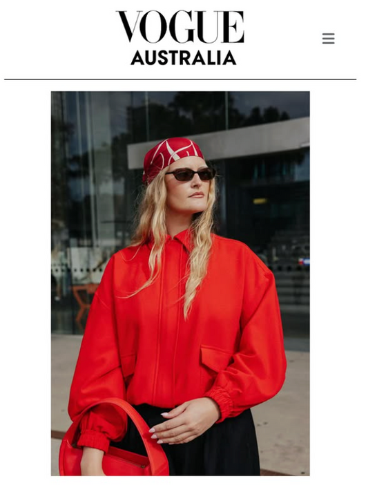 ISCHIA BOMBER JACKET RED