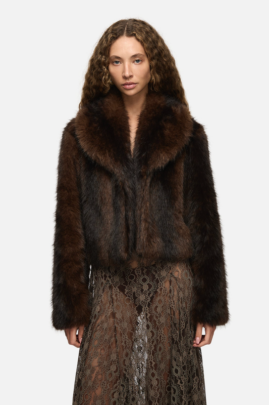 JOANA JACKET - BROWN