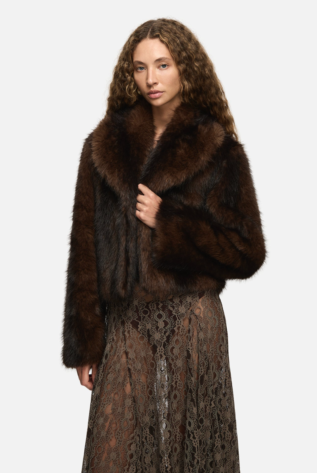 JOANA JACKET - BROWN