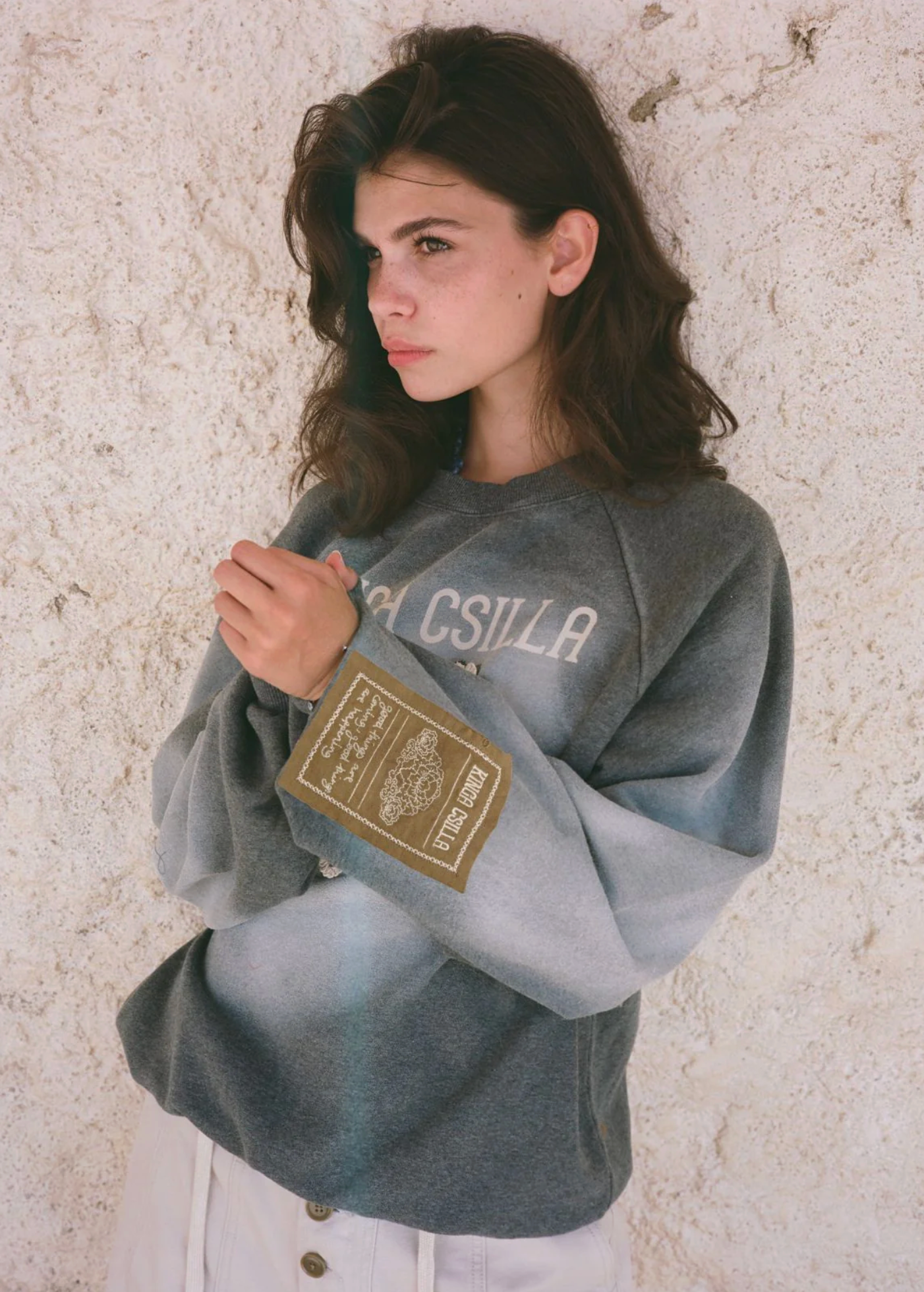 DAY HEARTS MED JUMPER - GREY