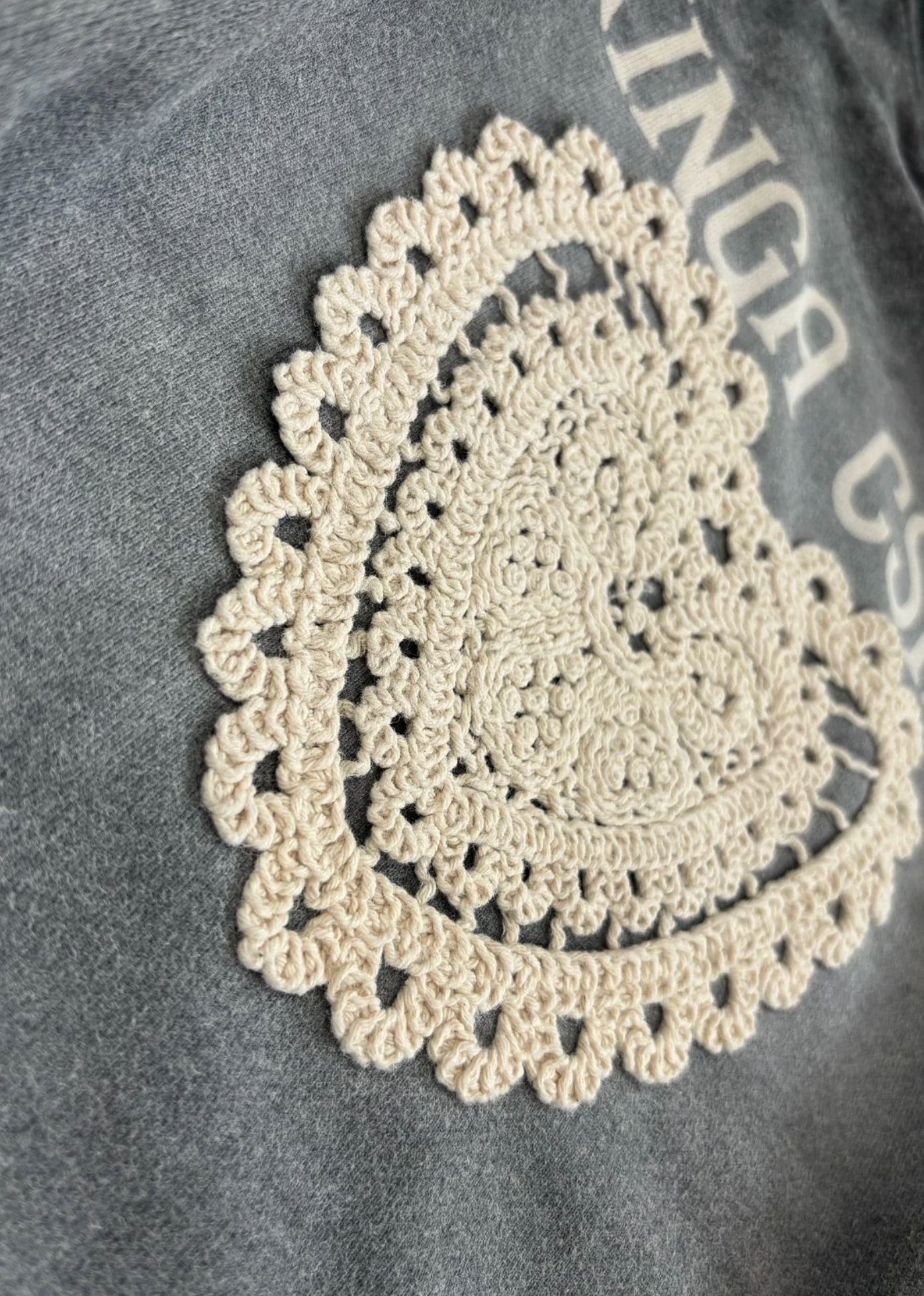 DAY HEARTS MED JUMPER - GREY