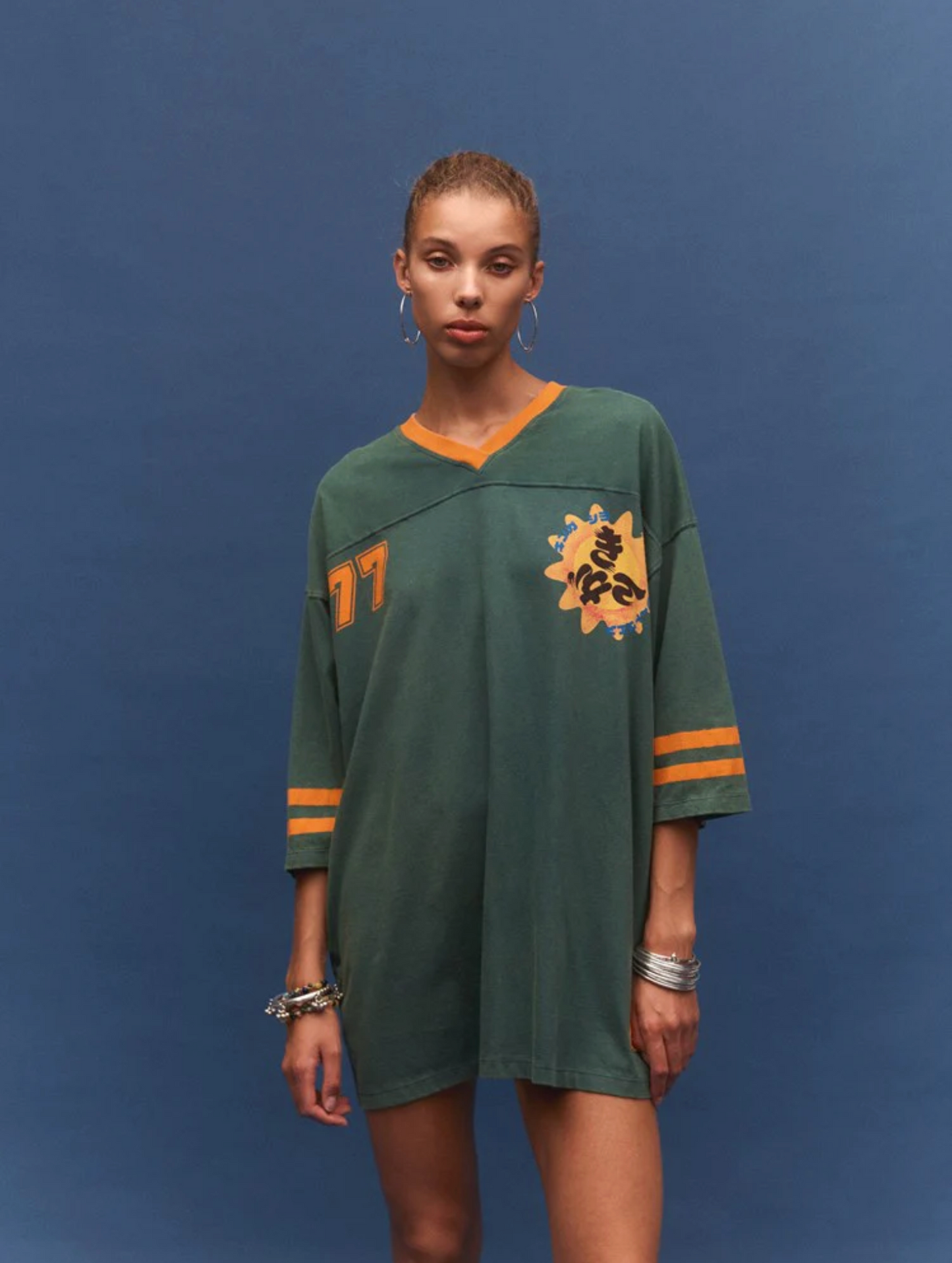 77 SUN TEAM TEE DRESS - GREEN