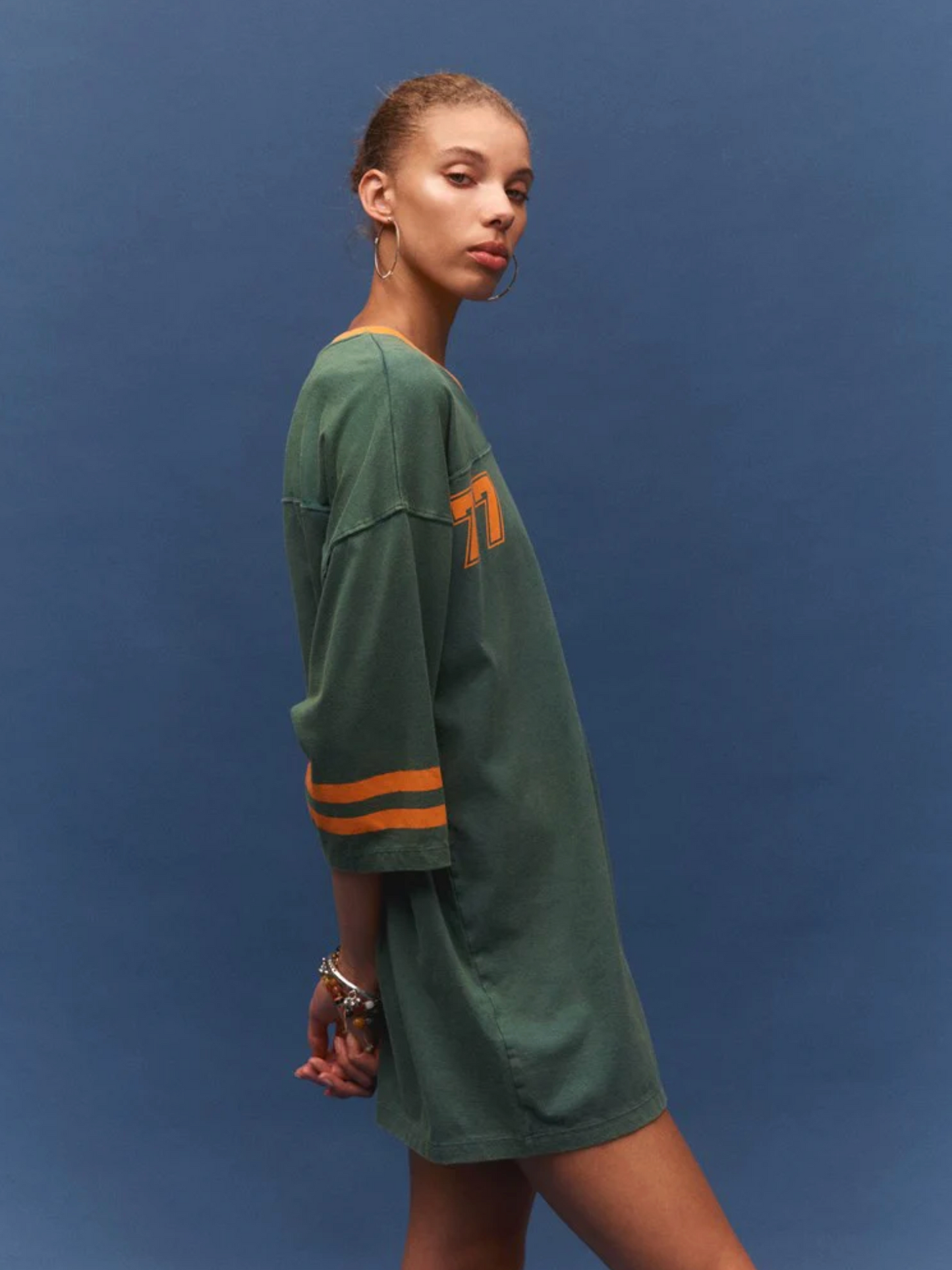 77 SUN TEAM TEE DRESS - GREEN