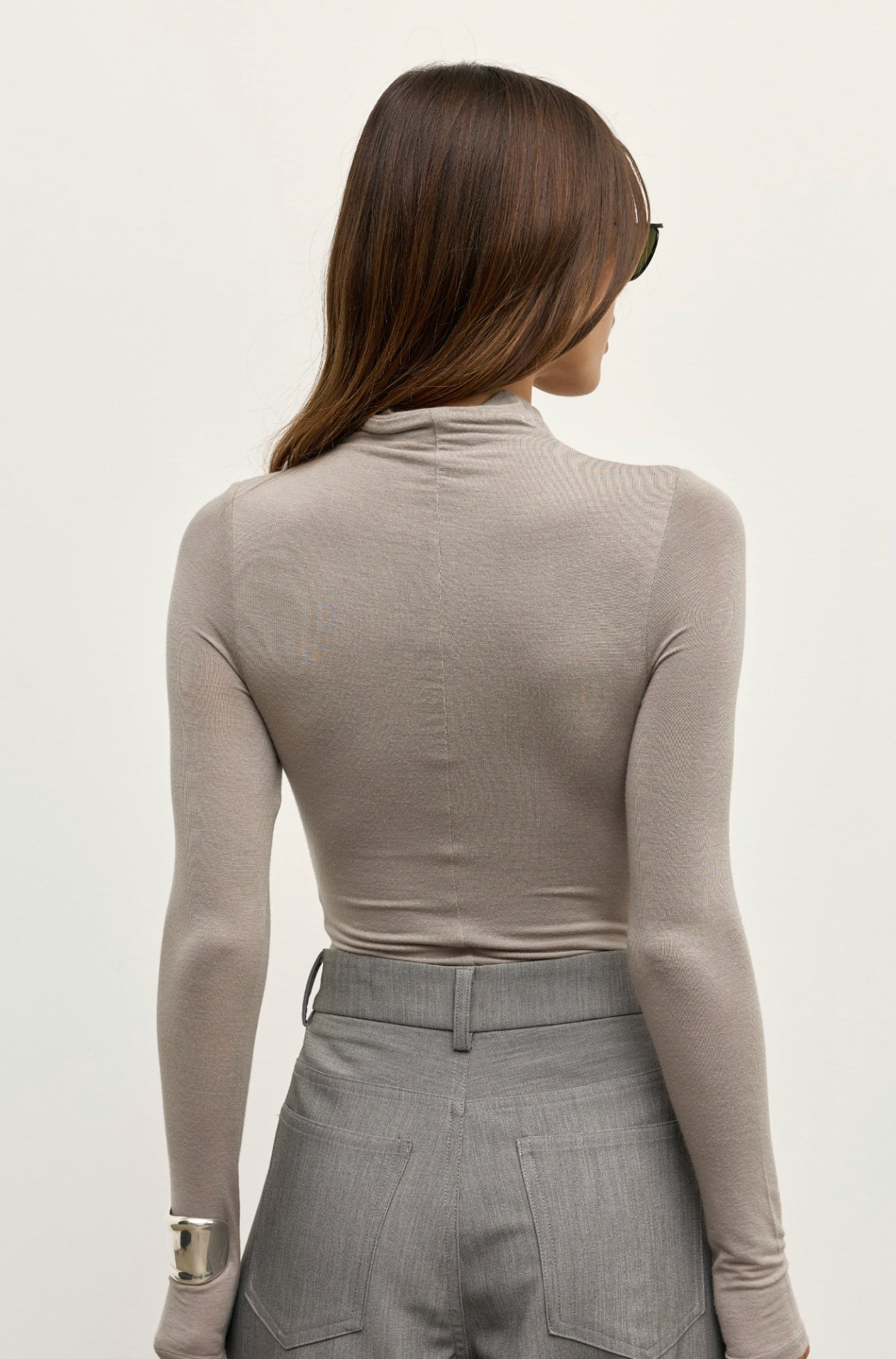 KELSIE BODYSUIT - DOVE GREY