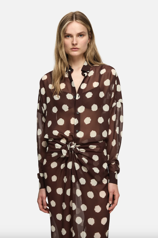 LINNEA SHIRT - BROWN