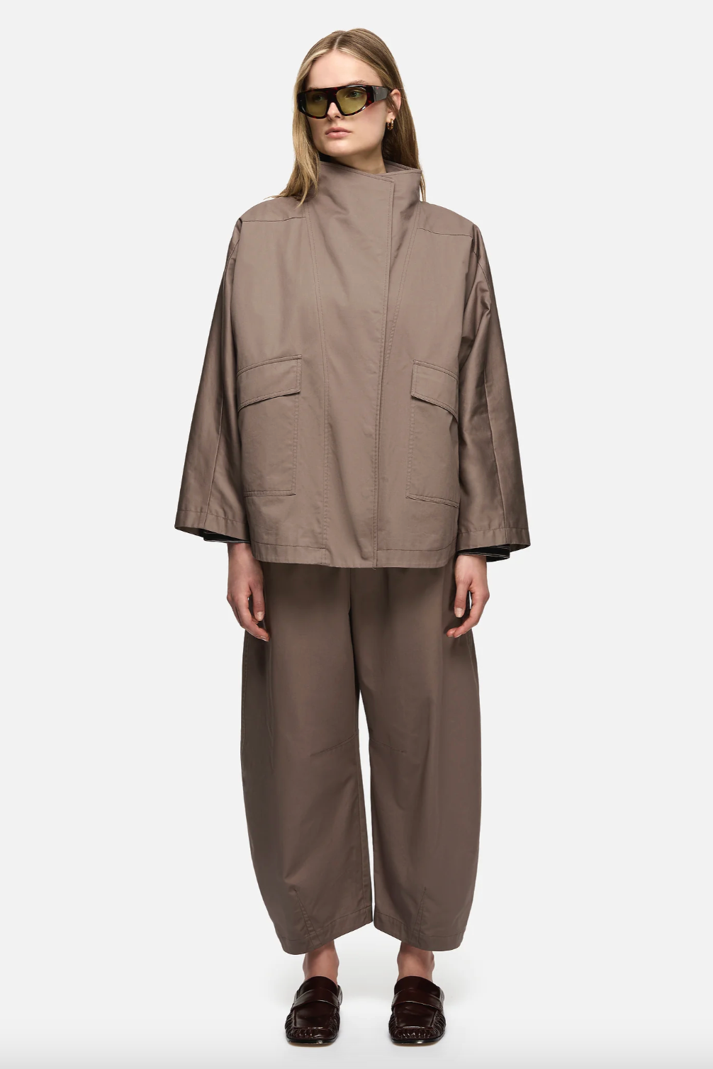 FREDA JACKET  - TAUPE