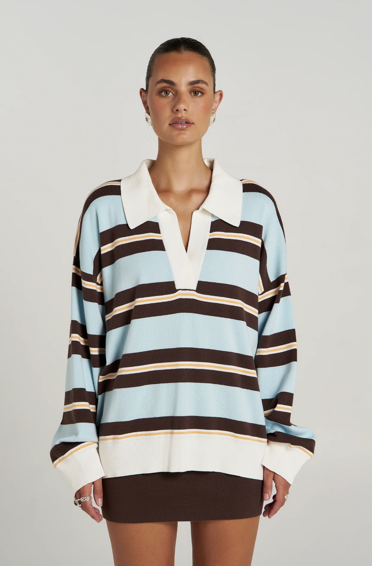 STRIPE LS POLO - APEROL STRIPE