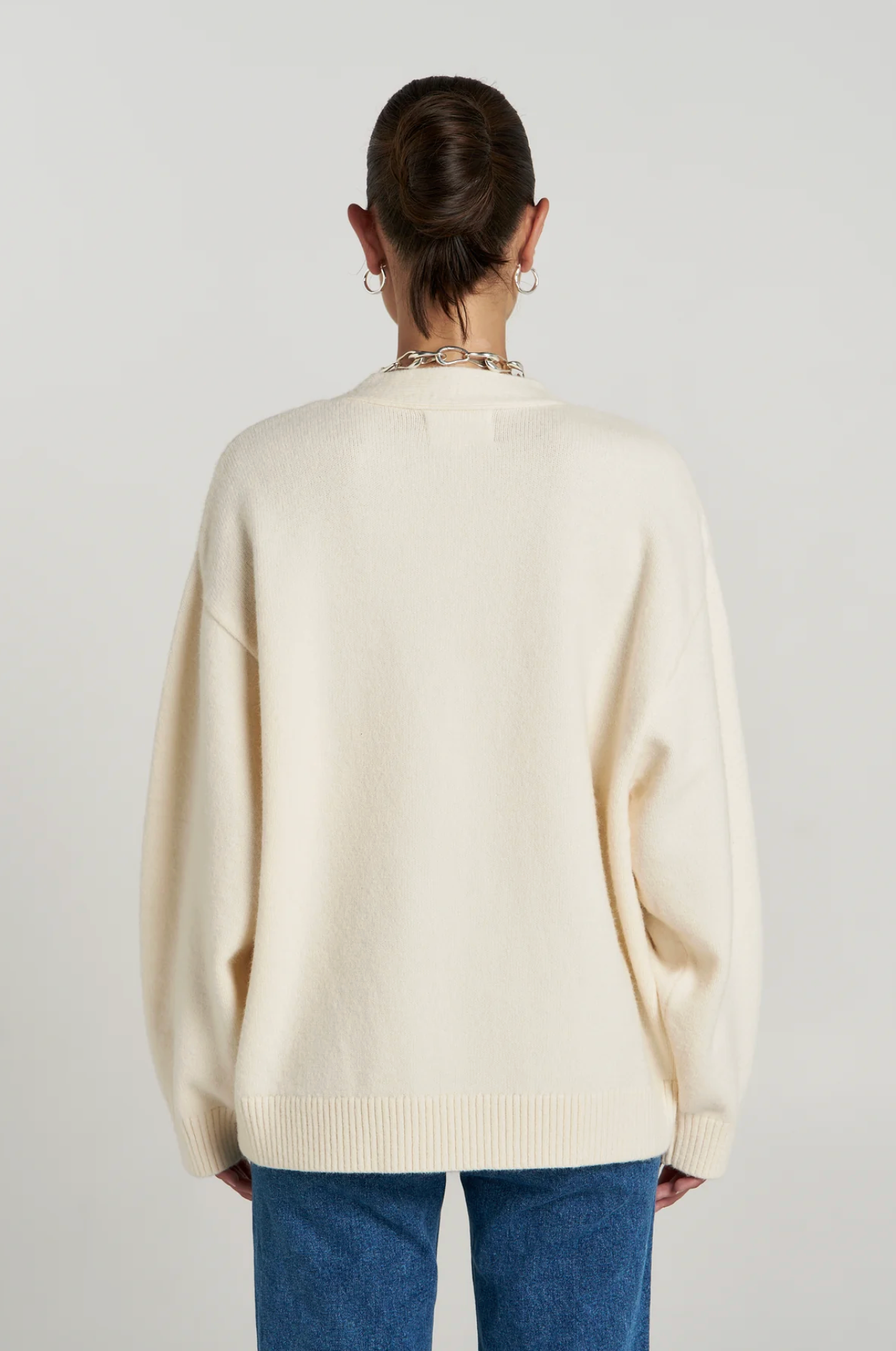 SLOUCHY CARDIGAN - VANILLA VAN