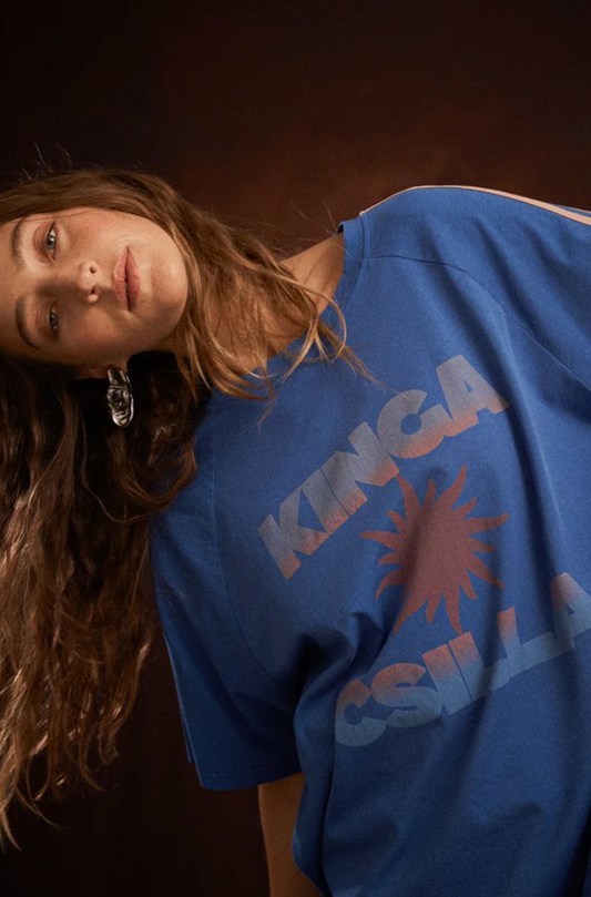 SUNSET TEE - BLUE