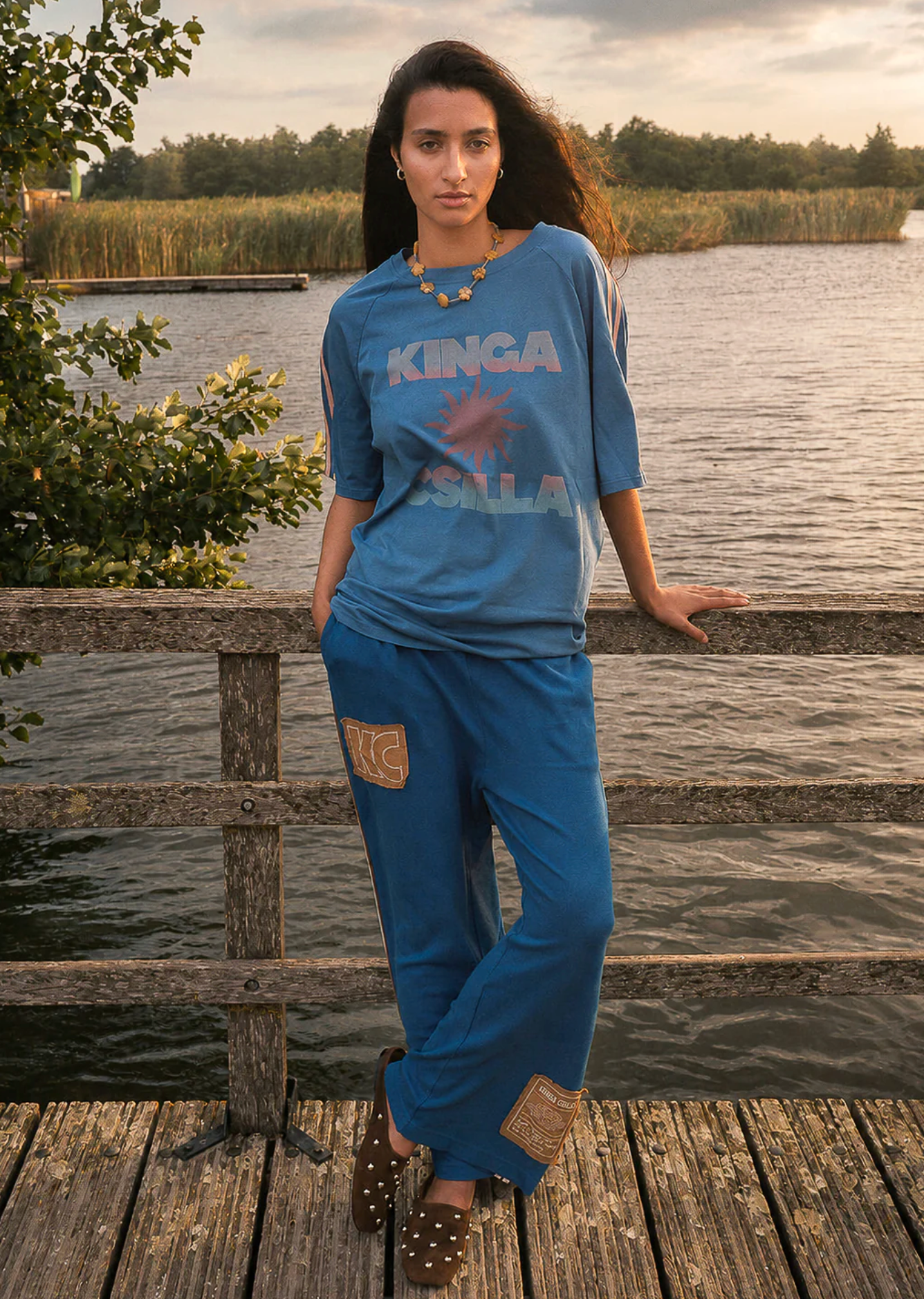 RIN HADES PANTS - BLUE
