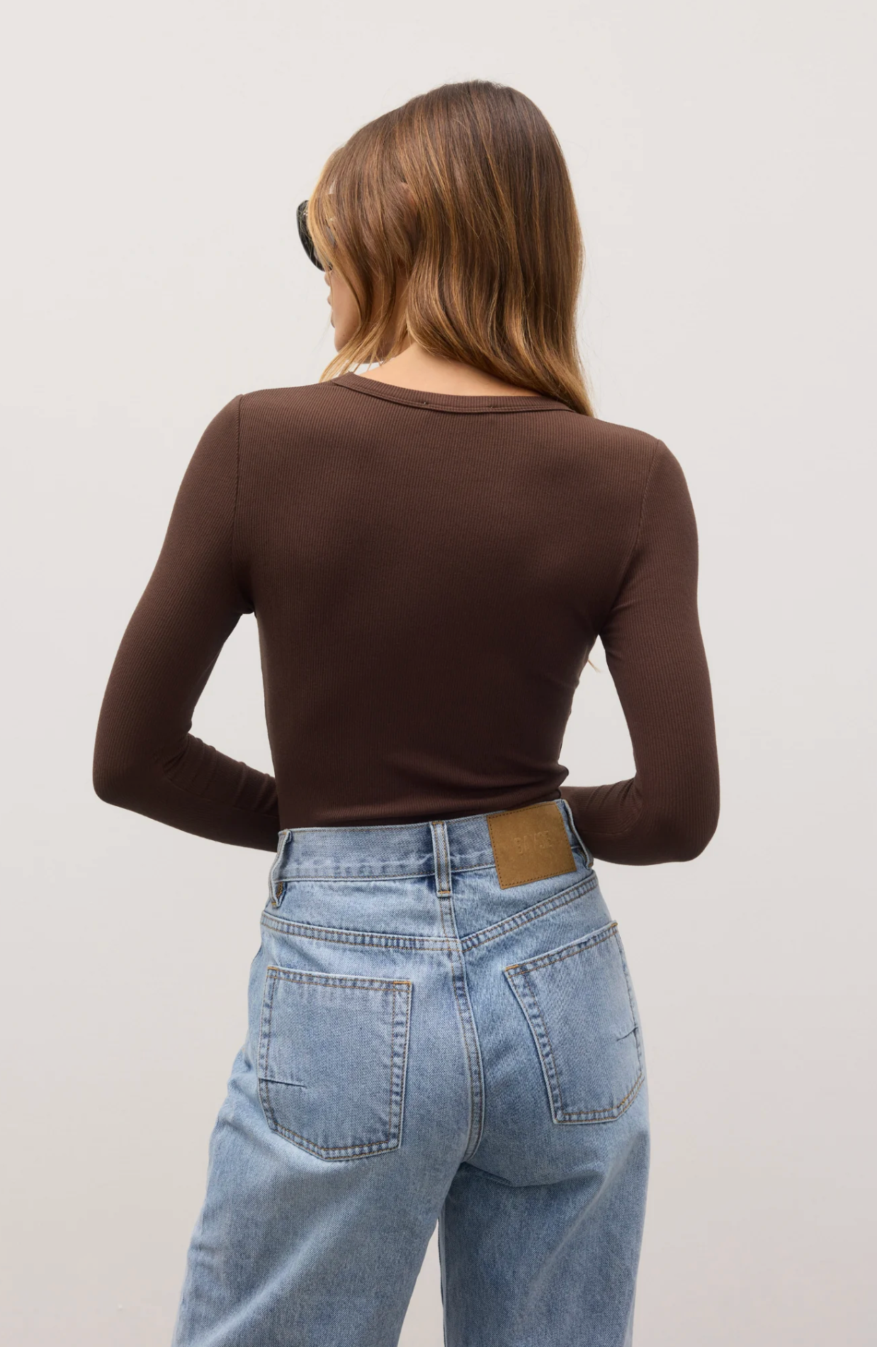 NYLA TOP - ESPRESSO