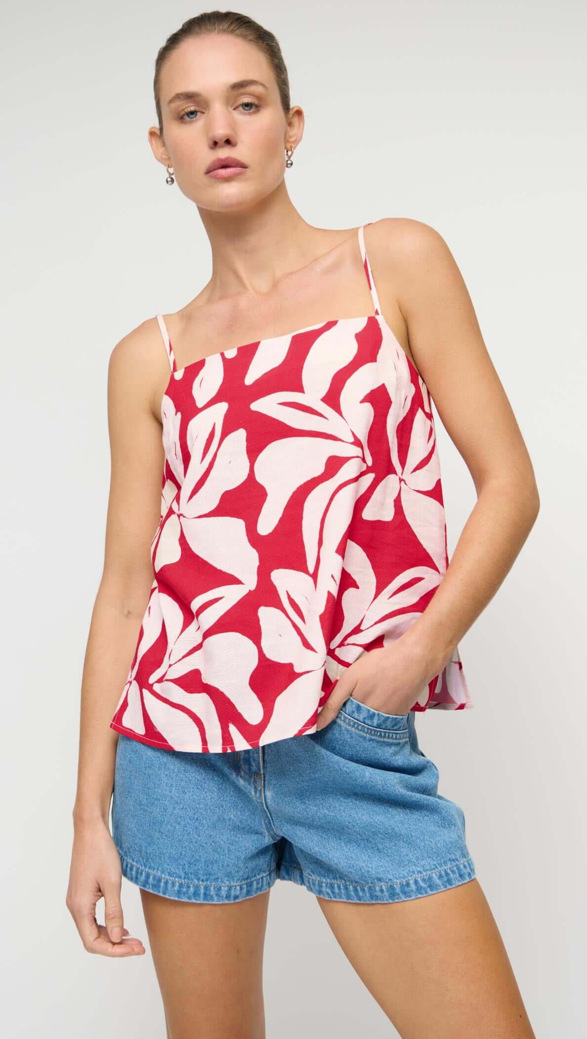 UT2506400 SERATA CAMI - RED
