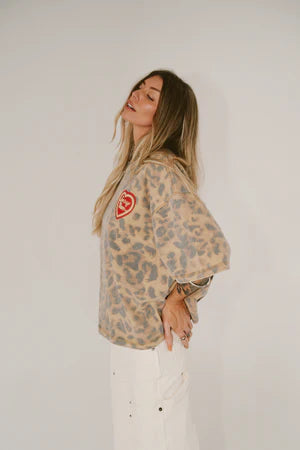 SORRY MOM TEE-LEOPARD