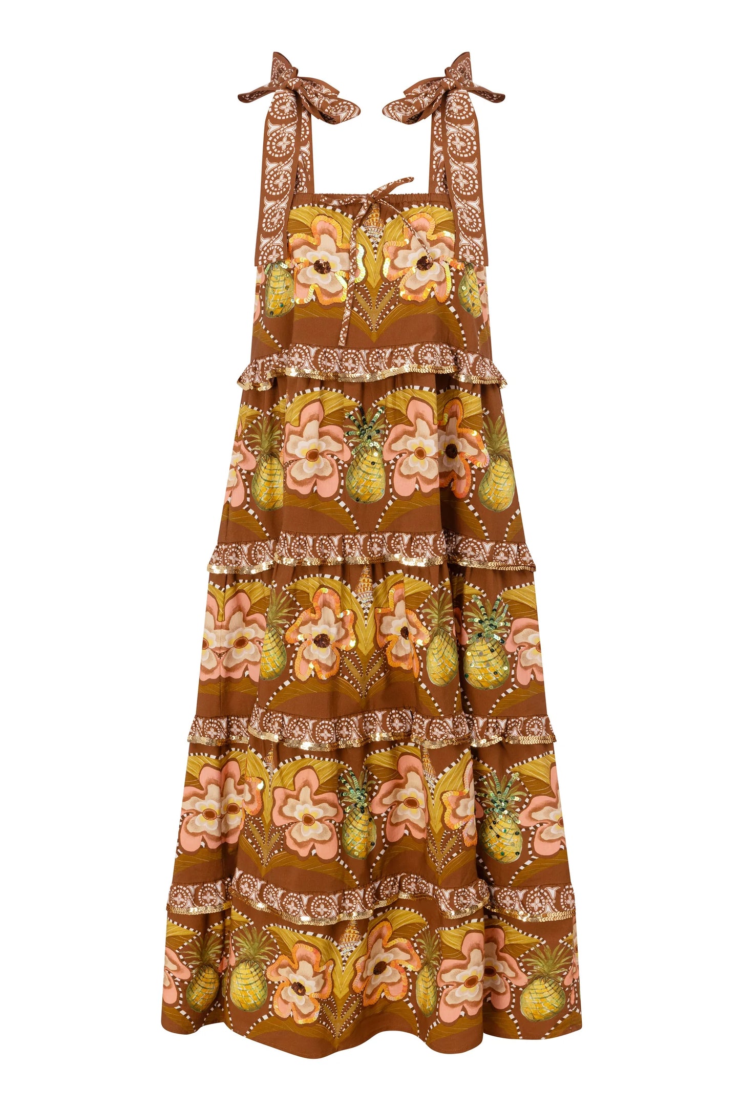 THE ISLE OF ORCHIDS MAXI DRESS