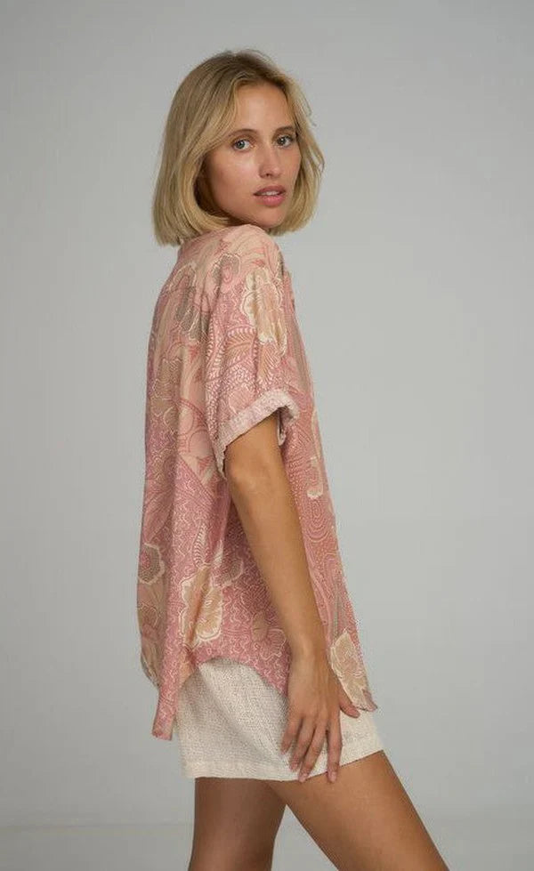 HUTTON SHIRT BATIK ROSE