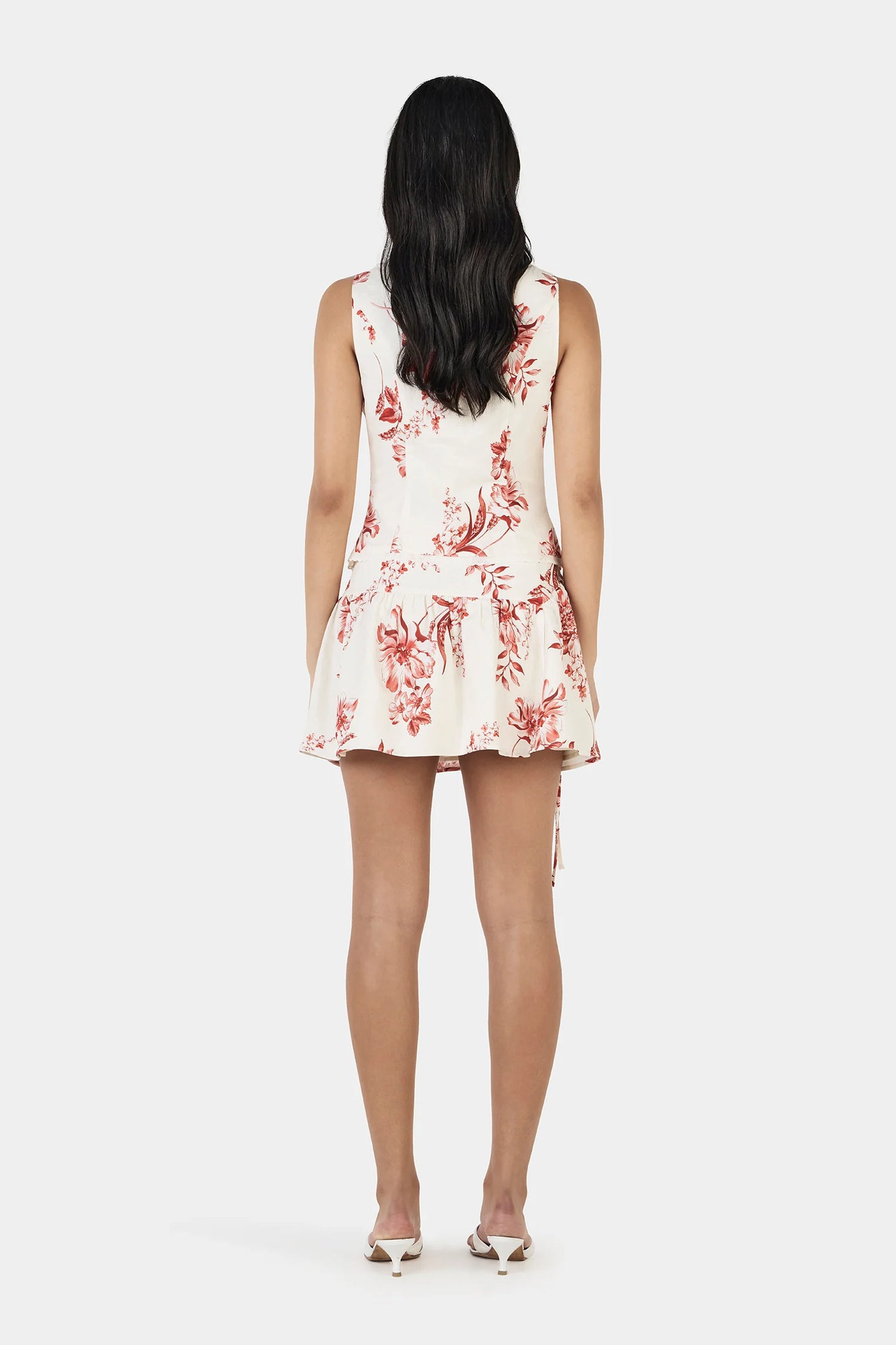 KEELY MINI SKIRT - HOLIDAY FLORAL