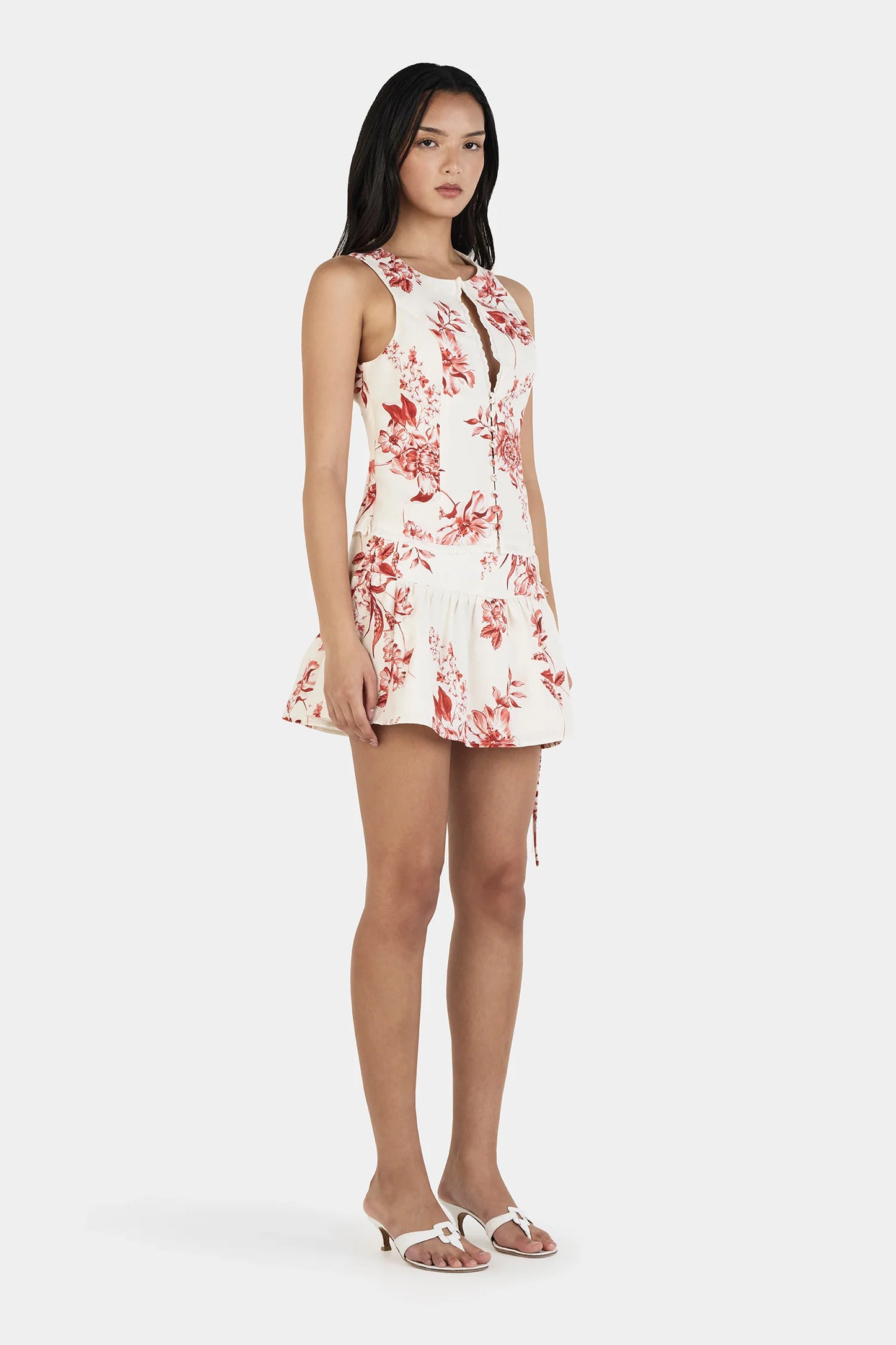 KEELY MINI SKIRT - HOLIDAY FLORAL