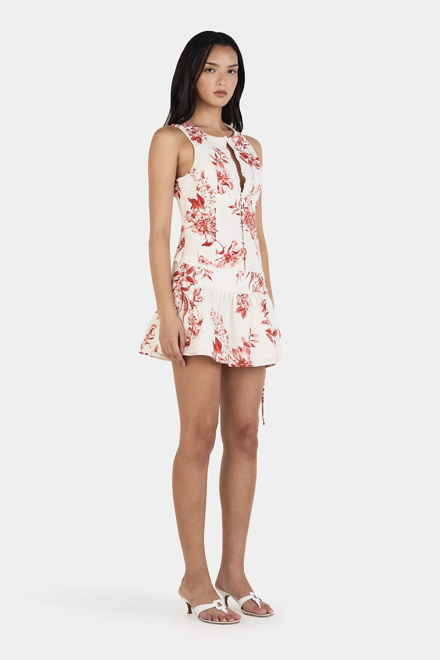TULISA TOP - HOLIDAY FLORAL