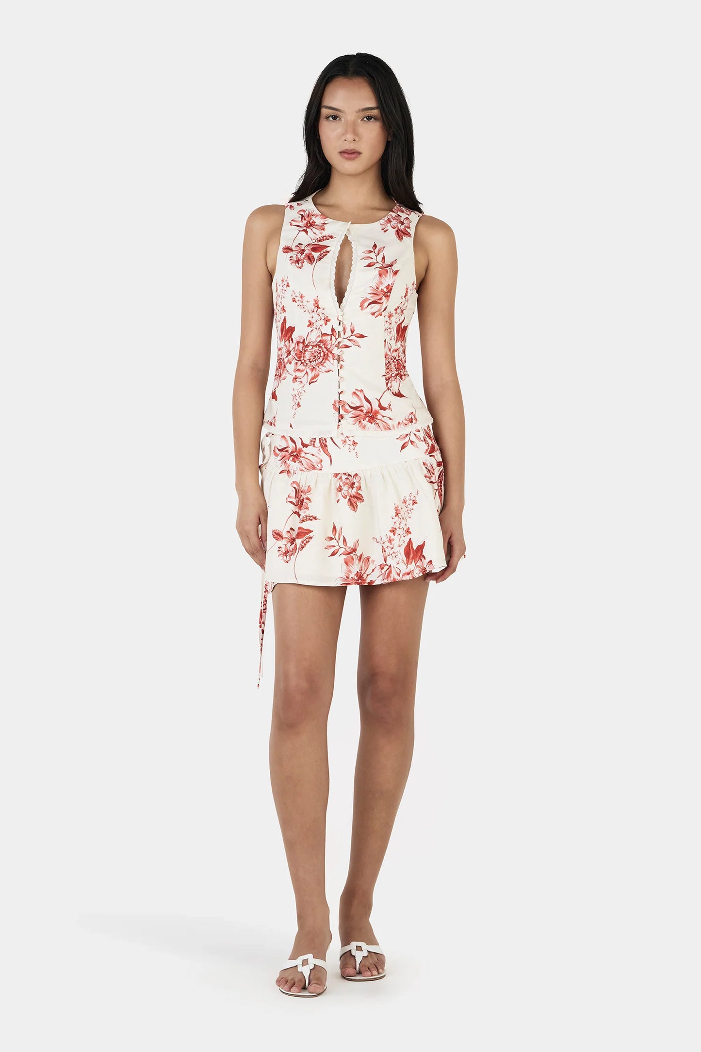 TULISA TOP - HOLIDAY FLORAL