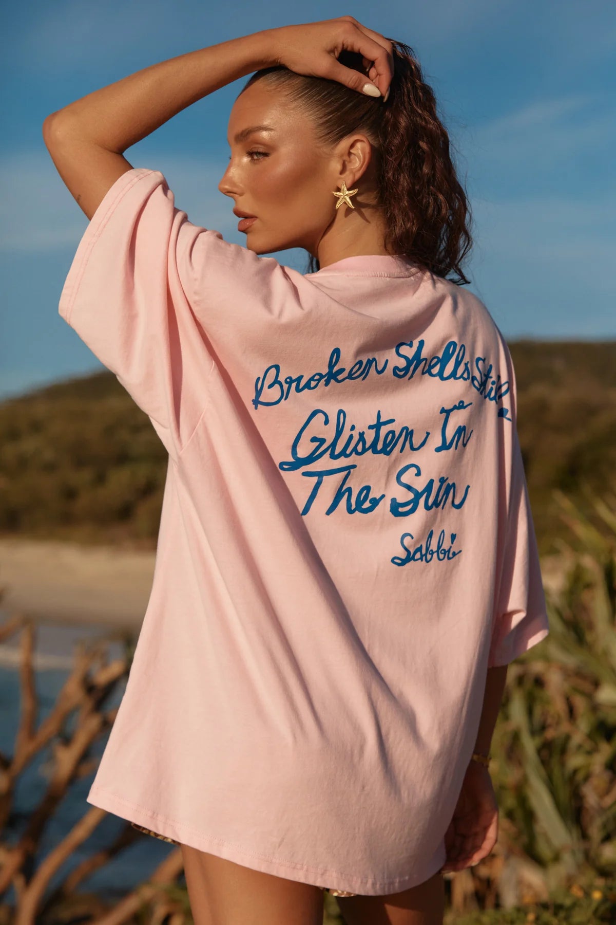 SHELL TITTY TEE -PINK