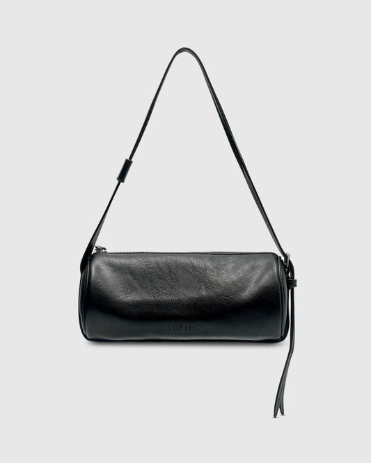 BROOKE MINI BARREL BAG - BLACK