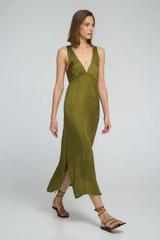 AMAZONIA DRESS - OLIVE