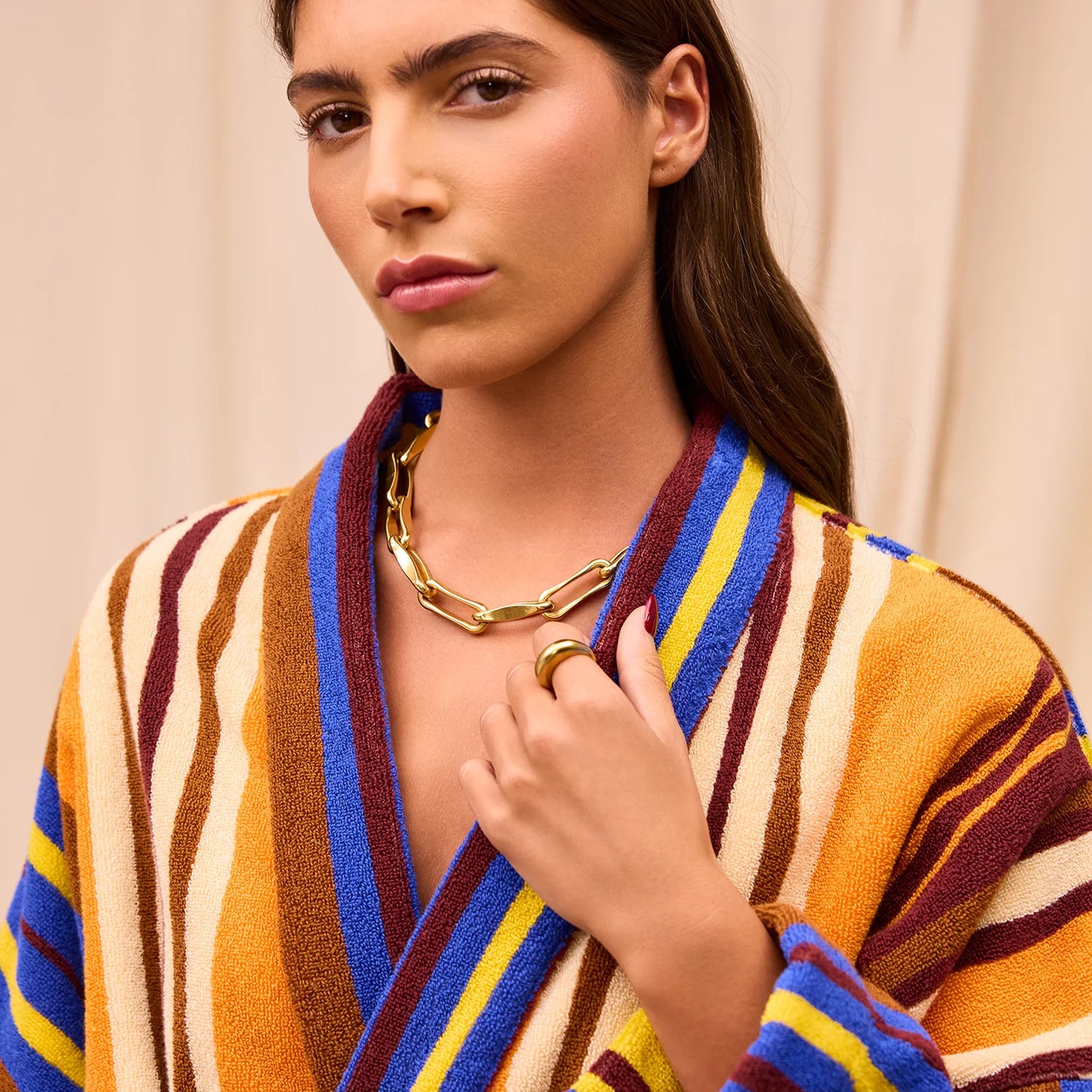 NICOLETTE TOWLING ROBE