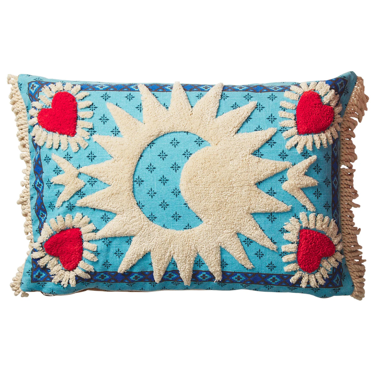 YADIRA REVERSIBLE TUFTED CUSHION-FEATHER INSERT