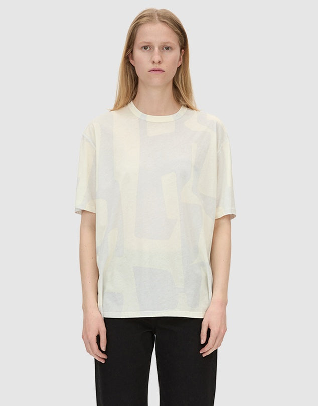 EIDRA PRINT LIGHTWEIGHT TEE - SOFT WHITE